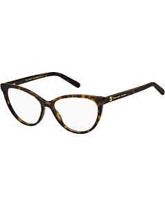 Marc Jacobs 54 mm Havana Eyeglass Frames
