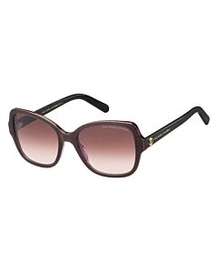 Marc Jacobs 55 mm Burgundy Sunglasses