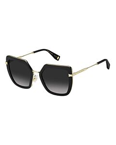Marc Jacobs 55 mm Gold Black Sunglasses