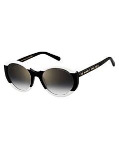 Marc Jacobs 56 mm Black White Sunglasses