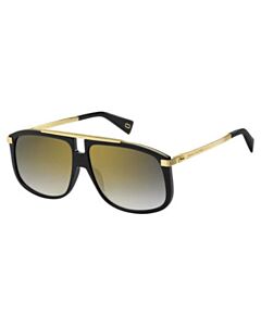 Marc Jacobs 60 mm Black/Gold Sunglasses