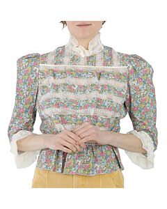 Marc Jacobs Multicolor Victorian Blouse