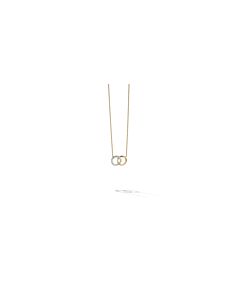 Marco Bicego Jaipur Collection 18K Yellow and White Gold Diamond Circle Link Pendant - CB1803 B YW Q6