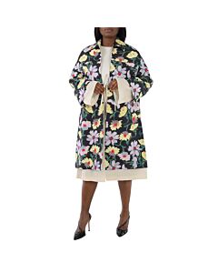 Marni Ladies Floral-print Oversized Coat