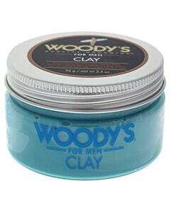 Matte Finish Clay by Woodys for Men - 3.4 oz Styling