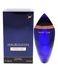 Mauboussin Men's Private Club EDP Spray 3.3 oz Fragrances 3760048796552