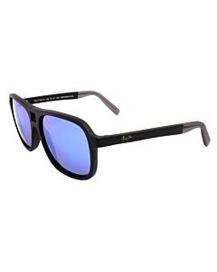 Maui Jim 57 mm Matte Black Sunglasses