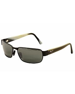Maui Jim Black Coral 65 mm Matte Black Sunglasses