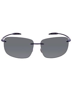 Maui Jim Breakwall 63 mm Gloss Black Sunglasses