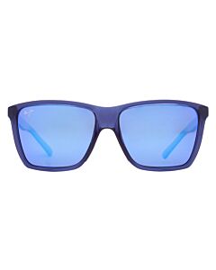 Maui Jim Cruzem 57 mm Dark Translucent Blue Sunglasses