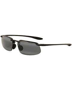 Maui Jim Kanaha Universal Fit 61 mm Gloss Black Sunglasses
