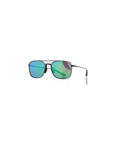 Maui Jim Keokea 55 mm Translucent Grey Sunglasses