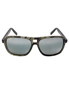 Maui Jim Little Maks 57 mm Matte Green Smoke Sunglasses