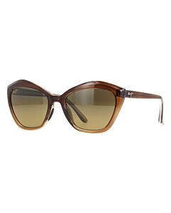 Maui Jim Lotus 56 mm Chocolate Fade Sunglasses