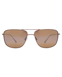 Maui Jim Mikioi 54 mm Satin Sepia Sunglasses