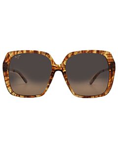Maui Jim Poolside 55 mm Caramel Tiger Sunglasses