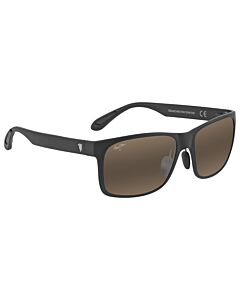 Maui Jim Red Sands Asian Fit 59 mm Grey Tortoise Sunglasses