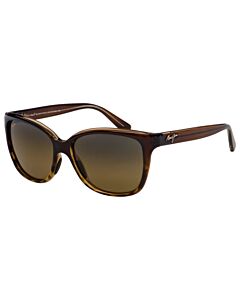 Maui Jim Starfish 56 mm Translucent Chocolate w/Tortoise Sunglasses