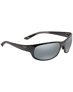 Maui Jim Twin Falls 63 mm Gloss Black Sunglasses