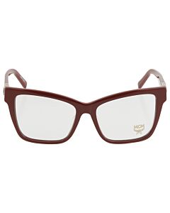 MCM 56 mm Burgundy Eyeglass Frames