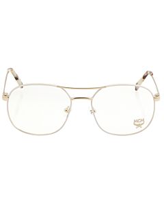 MCM 56 mm White/Gold Eyeglass Frames