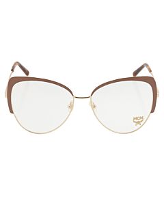 MCM 58 mm Shiny Gold/Nude Eyeglass Frames