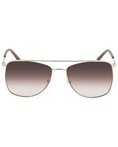 MCM 58 mm Shiny Gold Sunglasses