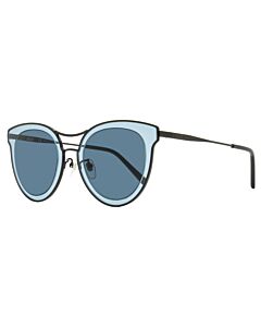 MCM 65 mm Shiny Blue Sunglasses