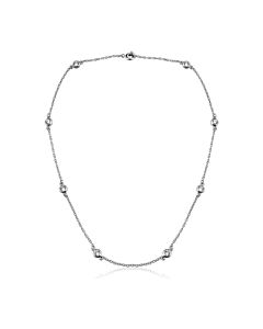 Megan Walford Clear Cubic Zirconia Accent Necklace