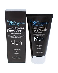 Men Deep Cleansing Face Wash by The Organic Pharmacy for Men - 2.5 oz Cleanser