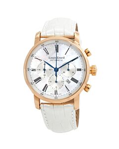 Men's 1931 Chronograph Leather White Dial Watch