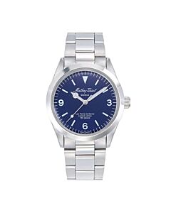 Men's 369 Stainless Steel Blue Dial Watch