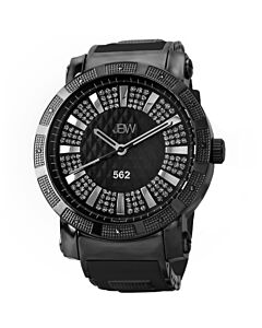 Men's 562 Ion-plated Stainless Steel and Rubber Black Dial