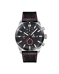 Men's 6401-01/03 Nylon Black Dial Watch