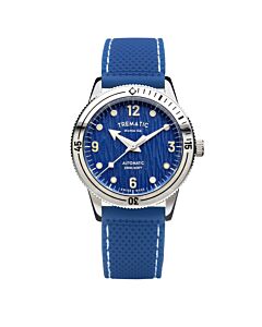 Men's Ac 14 Rubber Blue Dial Watch