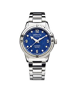 Men's Ac 14 Stainless Steel Blue Dial Watch