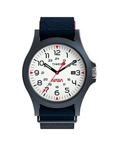 Men's Acadia X Nasa Fabric White Dial Watch