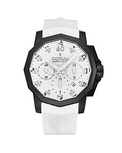 Men's Admiral Cup Chronograph Rubber White Dial Watch