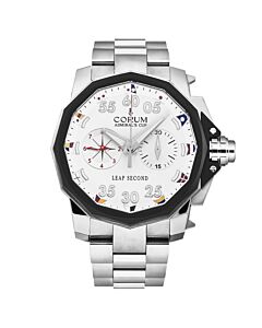 Men's Admiral Cup Chronograph Stainless Steel White Dial Watch