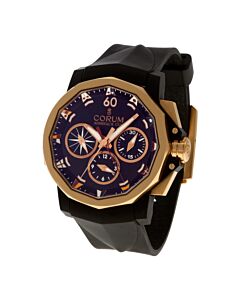 Men's Admiral Cup Regatta Chronograph Rubber Black Dial Watch