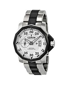 Men's Admirals Cup Competition Titanium and black rubber Silver Dial Watch