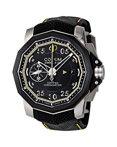 Men's Admirals Cup Seafender Chronograph Fabric Black Dial Watch