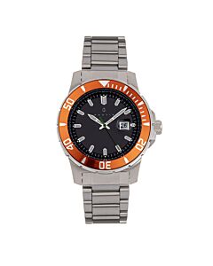 Men's Admiralty Pro 200 Stainless Steel Black Dial Watch