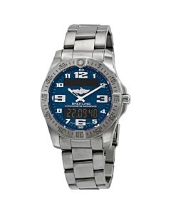 Men's Aerospace EVO Chronograph Titanium 1 Blue (Analog / Digital) Dial Watch