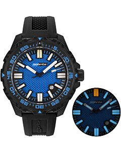 Men's Afterburner (T100 Tritium Illuminated) Silicone Blue Dial Watch