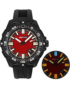 Mens-Afterburner-T100-Tritium-Illuminated-Silicone-Red-Dial-Watch