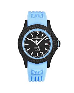 Men's Air speed Rubber Black Dial Watch