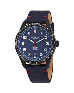 Men's Airboss Fabric Blue Dial Watch