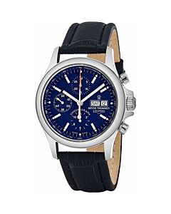 Men's Airspeed Chronograph Leather Blue Dial