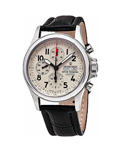 Men's Airspeed Chronograph Leather Cream Dial